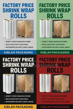 Shrink Wrap Rolls Available in Lagos