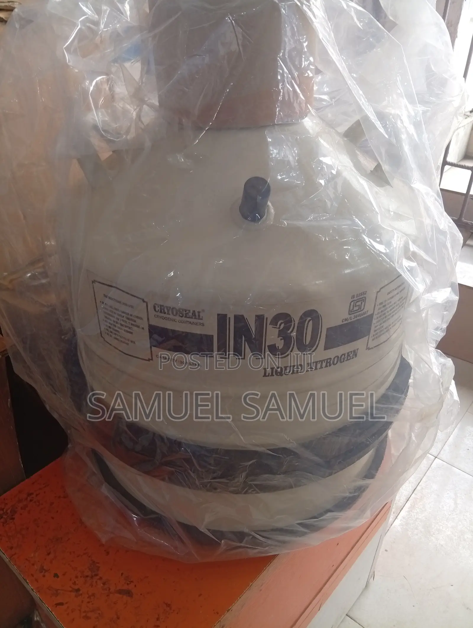 Liquid Nitrogen Tank 30litres