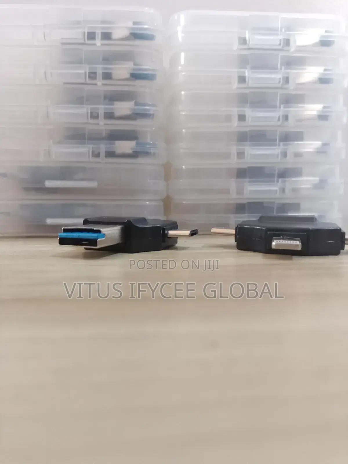 4-in-One Usb-C Lightning Microusb Microsd Card Reader Adapter