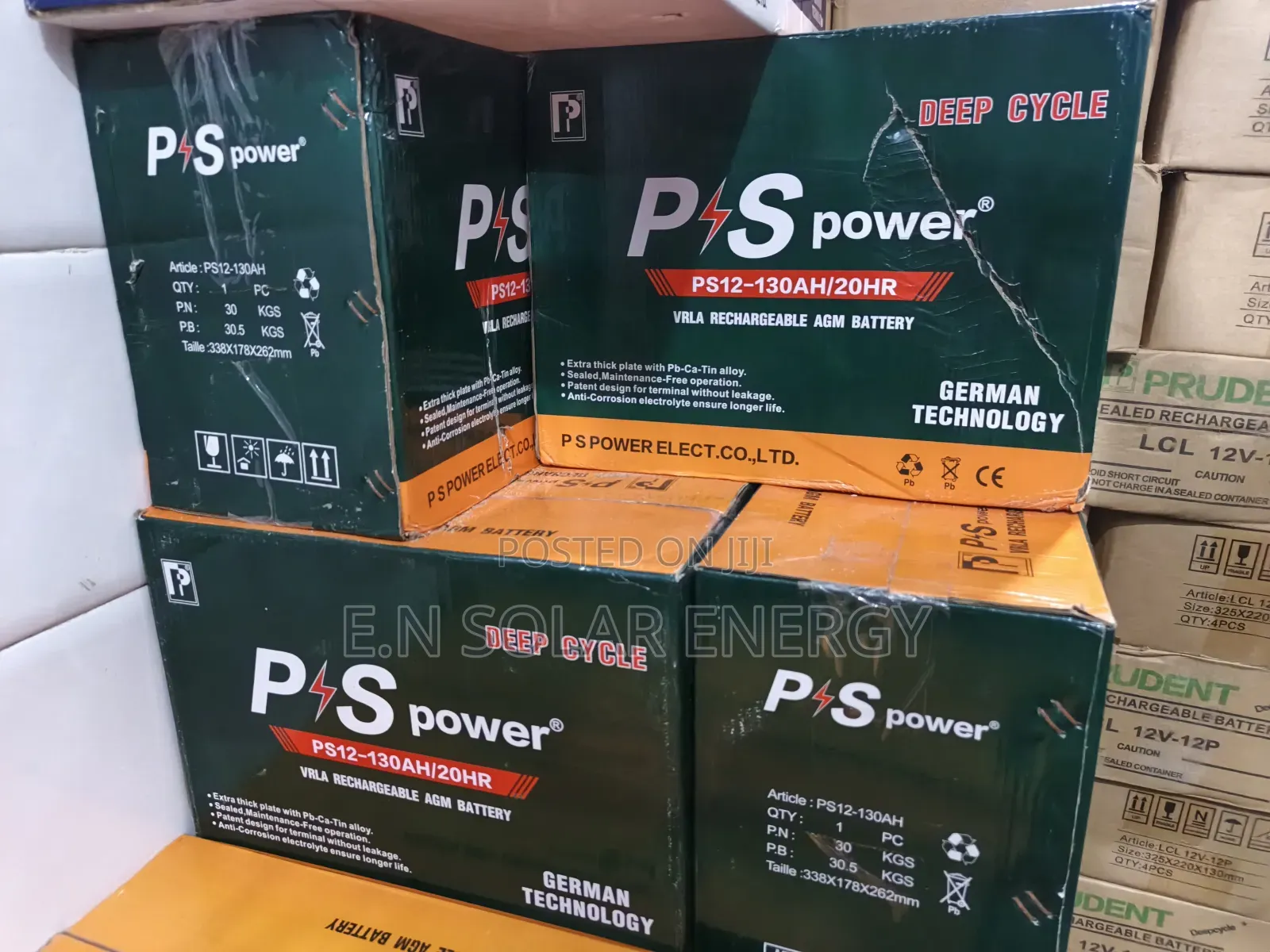 130ahs Dry Cell Solar Battery Available Now