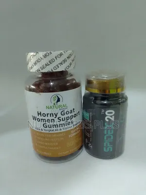 Horny Goat Women Support Gummies+Spidex 20:For Women's Libido Boosting