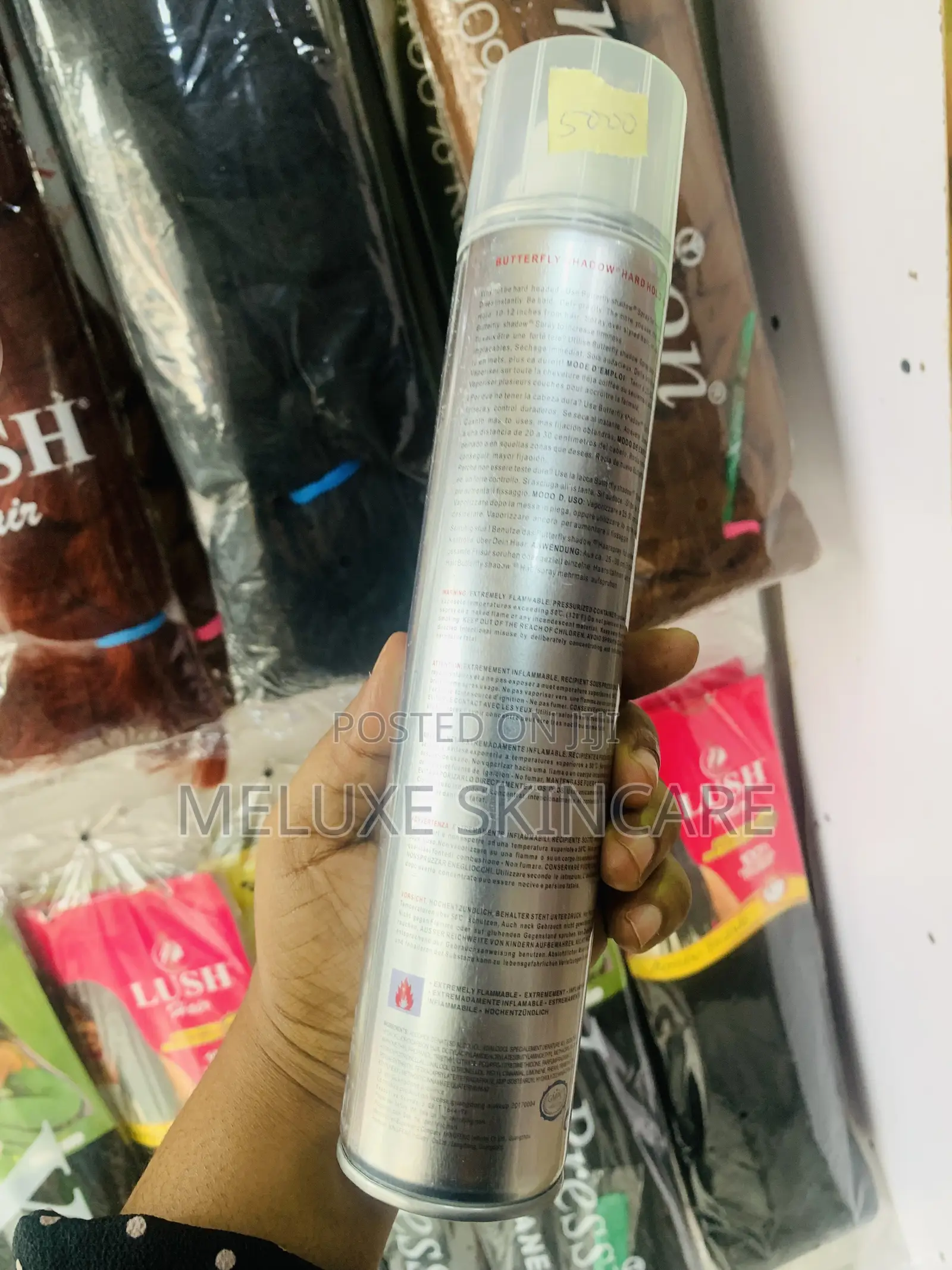 Butterfly Shadow Hard Hold Spray