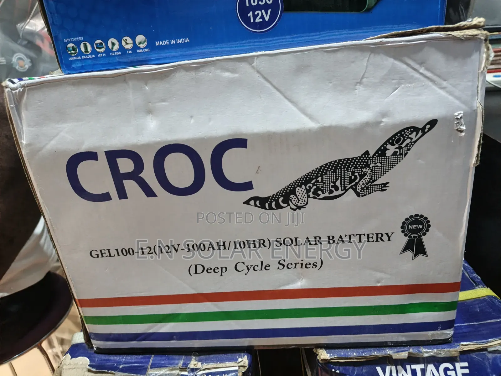 Solar 100ah Dry Cell Battery Available