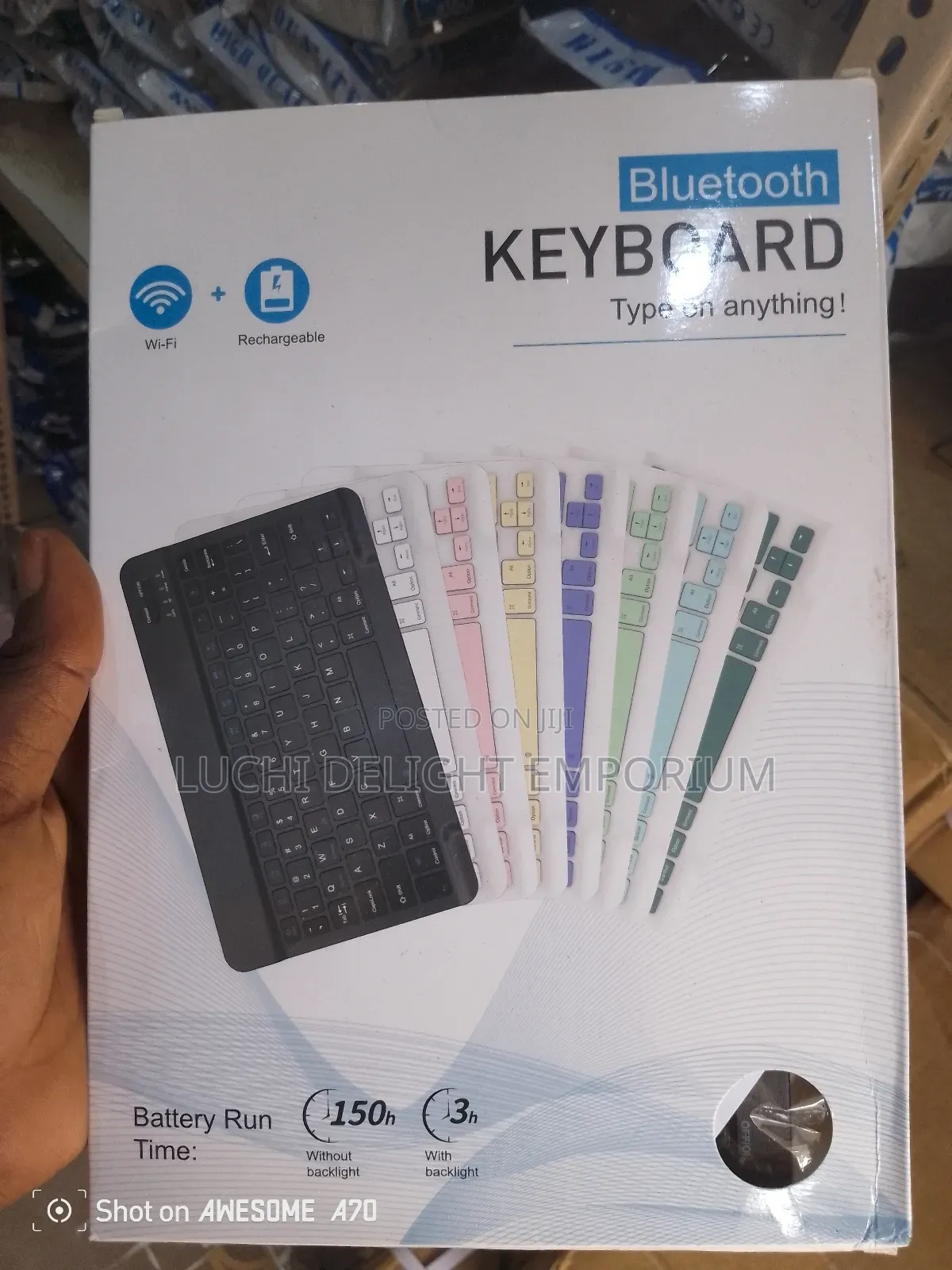 Wifi Rechargeable Bluetooth Keyboard