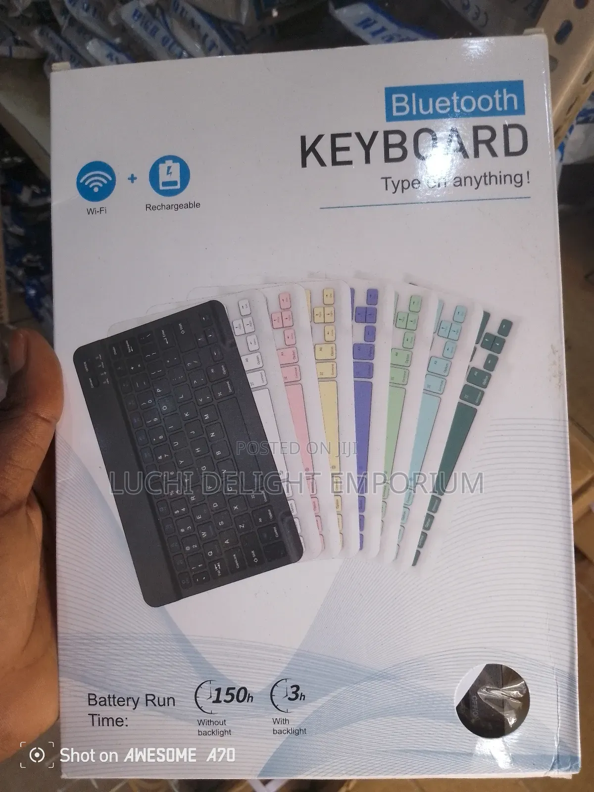 Wifi Rechargeable Bluetooth Keyboard