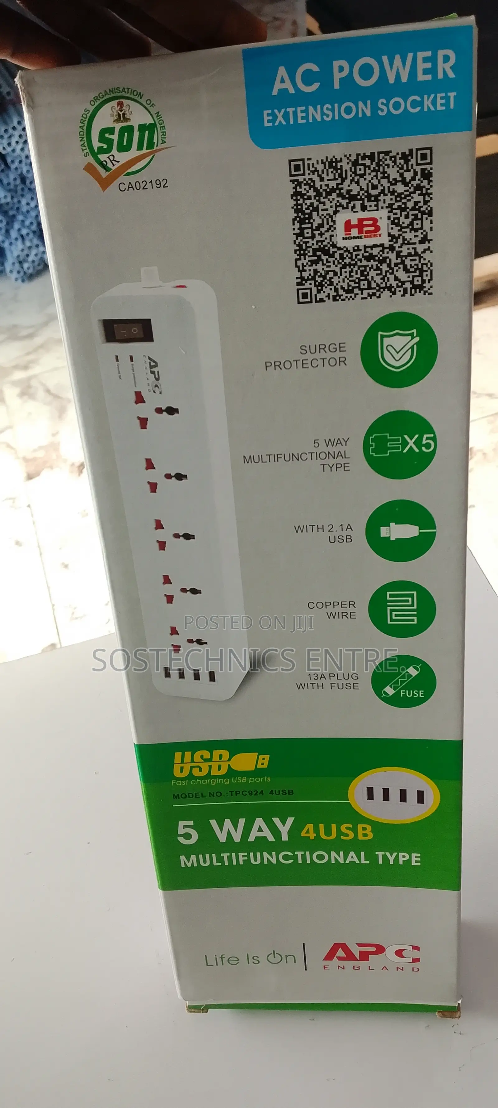 Apc Surge Protector Extension 5ways