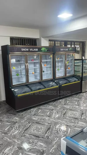 Combined Fridge and Freezer Supermarkets Display