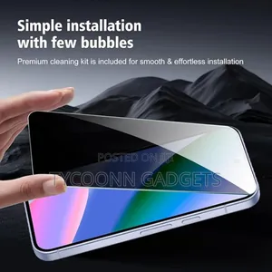 For iPhone 17 Pro Max Privacy Screen Protector Bubble Free