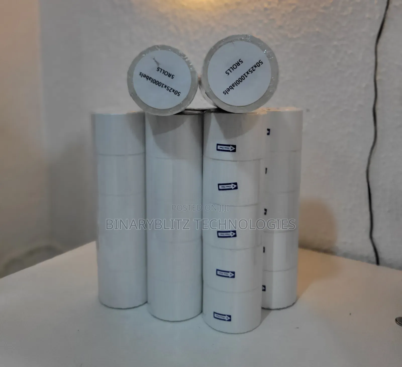 50mm by 25mm Barcode Sticker Paper