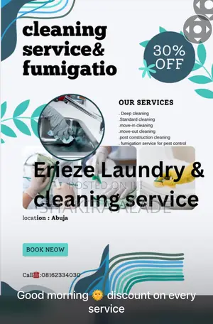 Cleaning Service and Fumigation Services and Laundry Service
