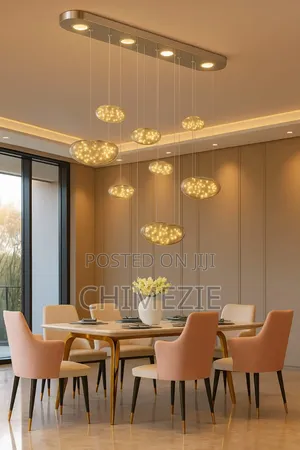 Luxury Led Unique Dropping Chandelier 1000mm