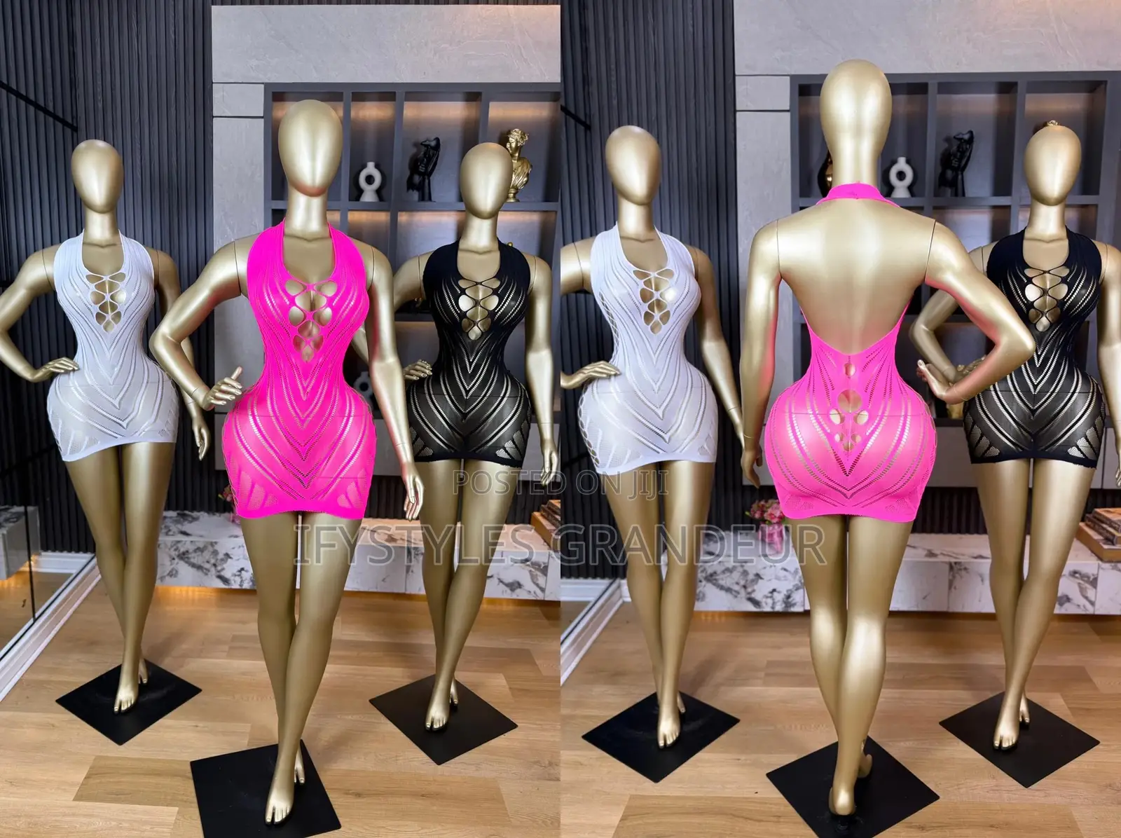 Mesh Bodystocking Dress