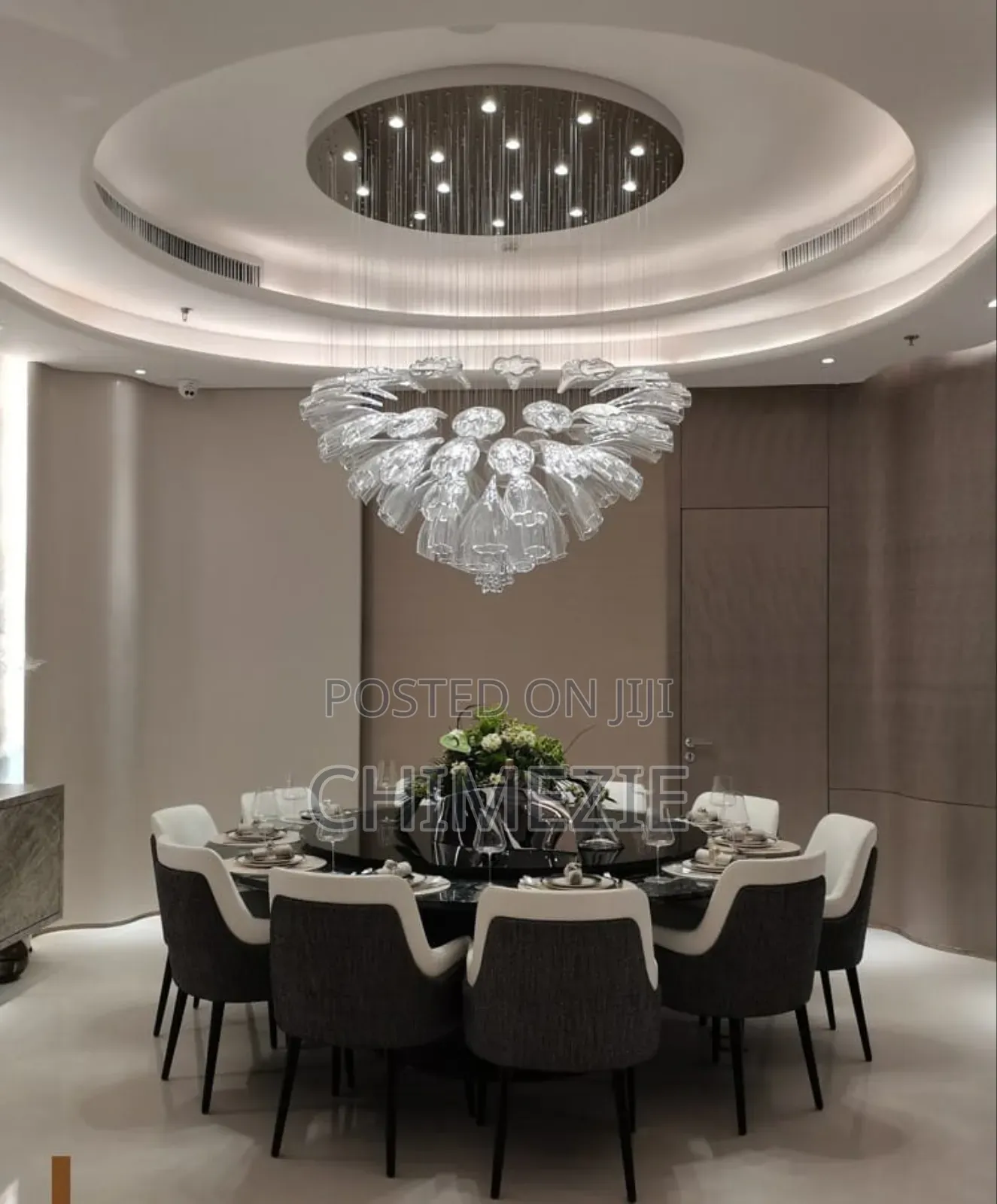 Modern Luxury Crystal Led Chandelier 600mm