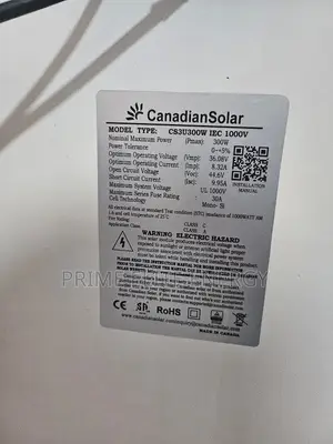 300w Canadian Mono-crystalline Solar Panel