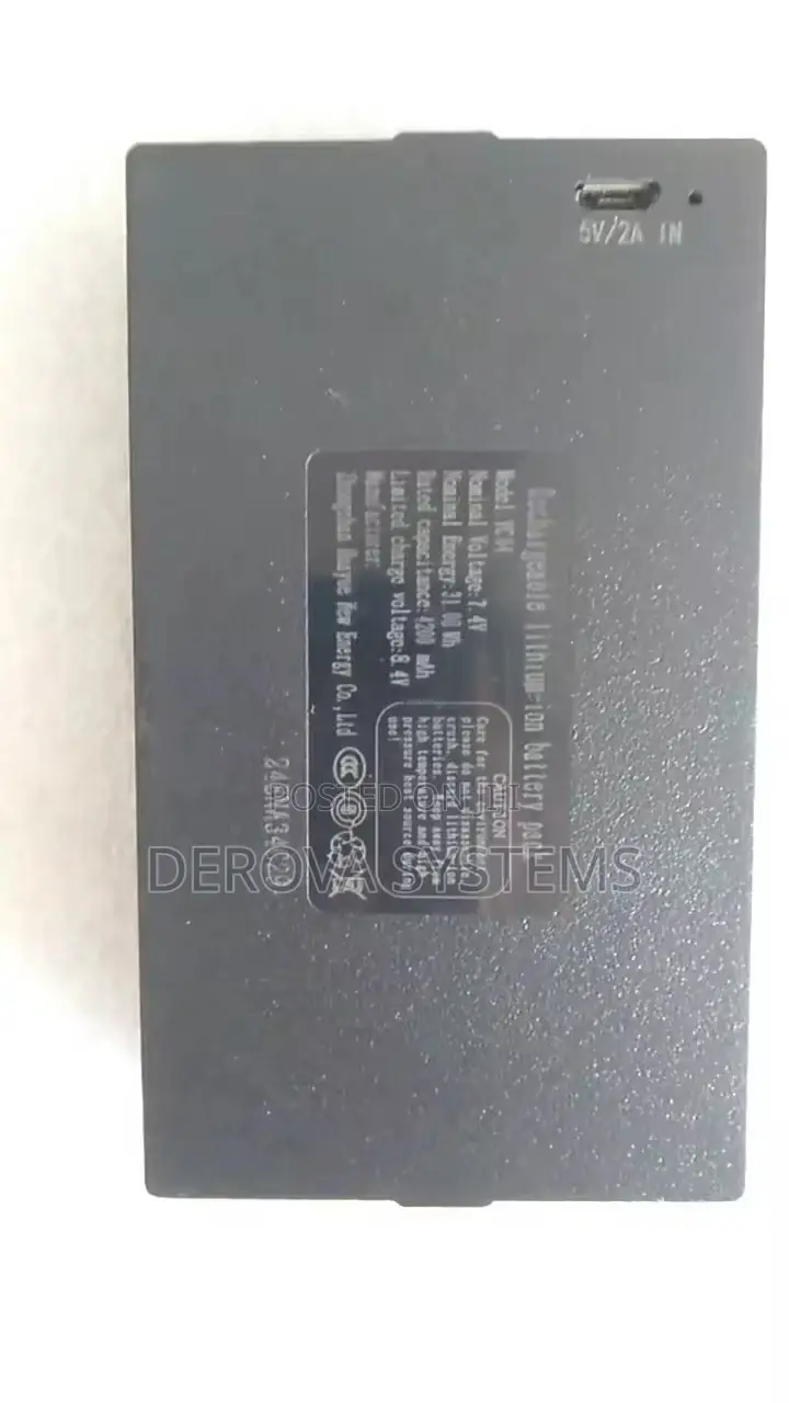 Smart Door Lock Rechargeable Lithium Battery