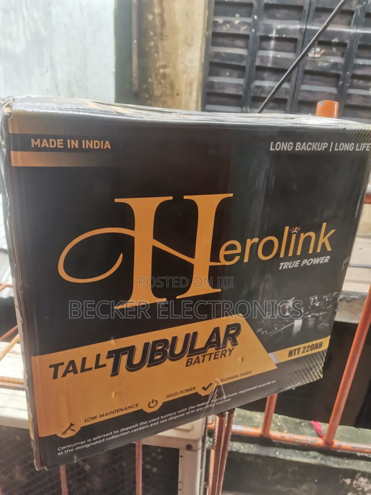 Herolink Indian Tubular Battery