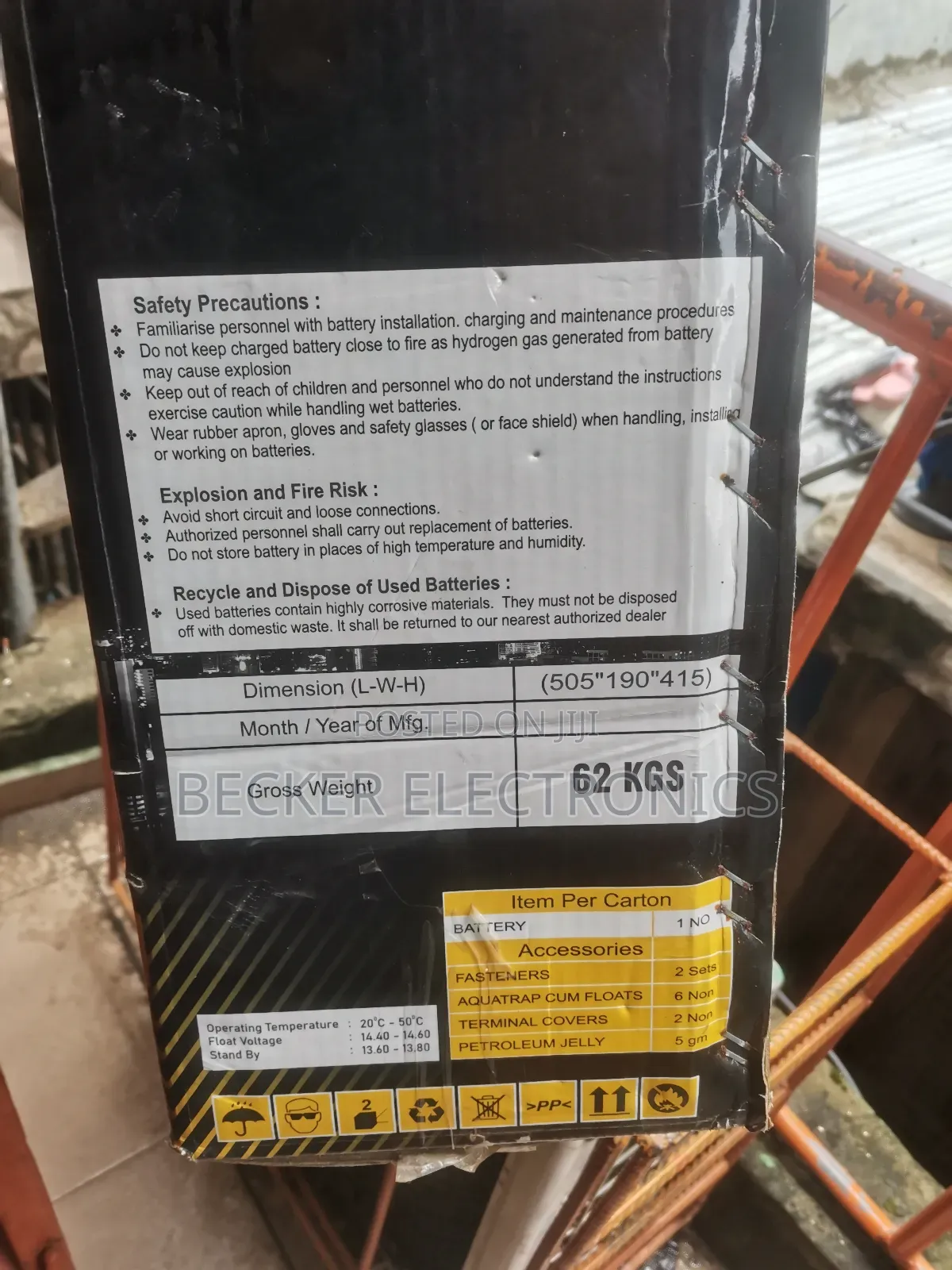 Herolink Indian Tubular Battery