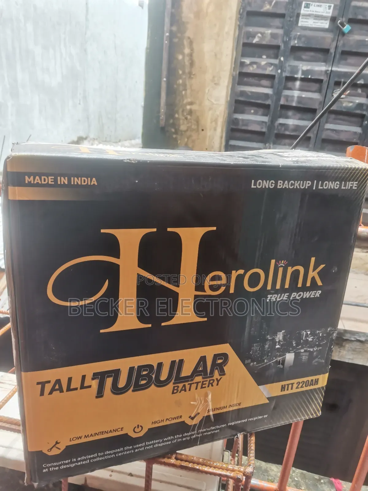 Herolink Indian Tubular Battery
