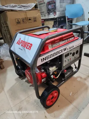 5.0kva Generator With Key Start and 100% Pure Copper Coil Ipower Brand