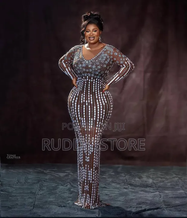 chinese dress ladies Long Sleeve Floral A-Line Plus Size Dress by LaDivine CD233C  The Dress  Outlet