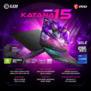 New Laptop MSI GF75 Thin 16GB Intel Core I7 SSD 512GB