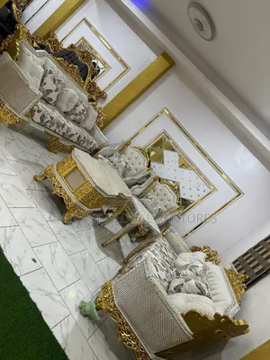 Brand New Egyptian Sofa With Sides Stool