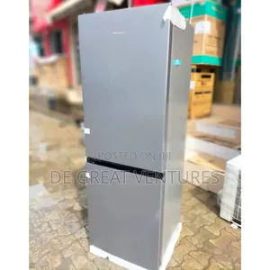 Brand New Hisense 225l Half-Half Refrigerator√Silver Colour√External√