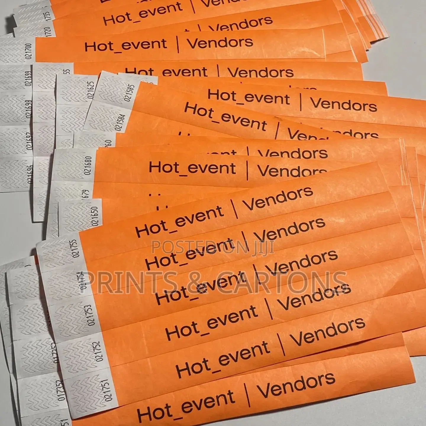 Printed Hand Tag for Birthday Party