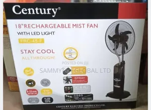 Brand New Century 18" Rechargeable Fan With Warranty