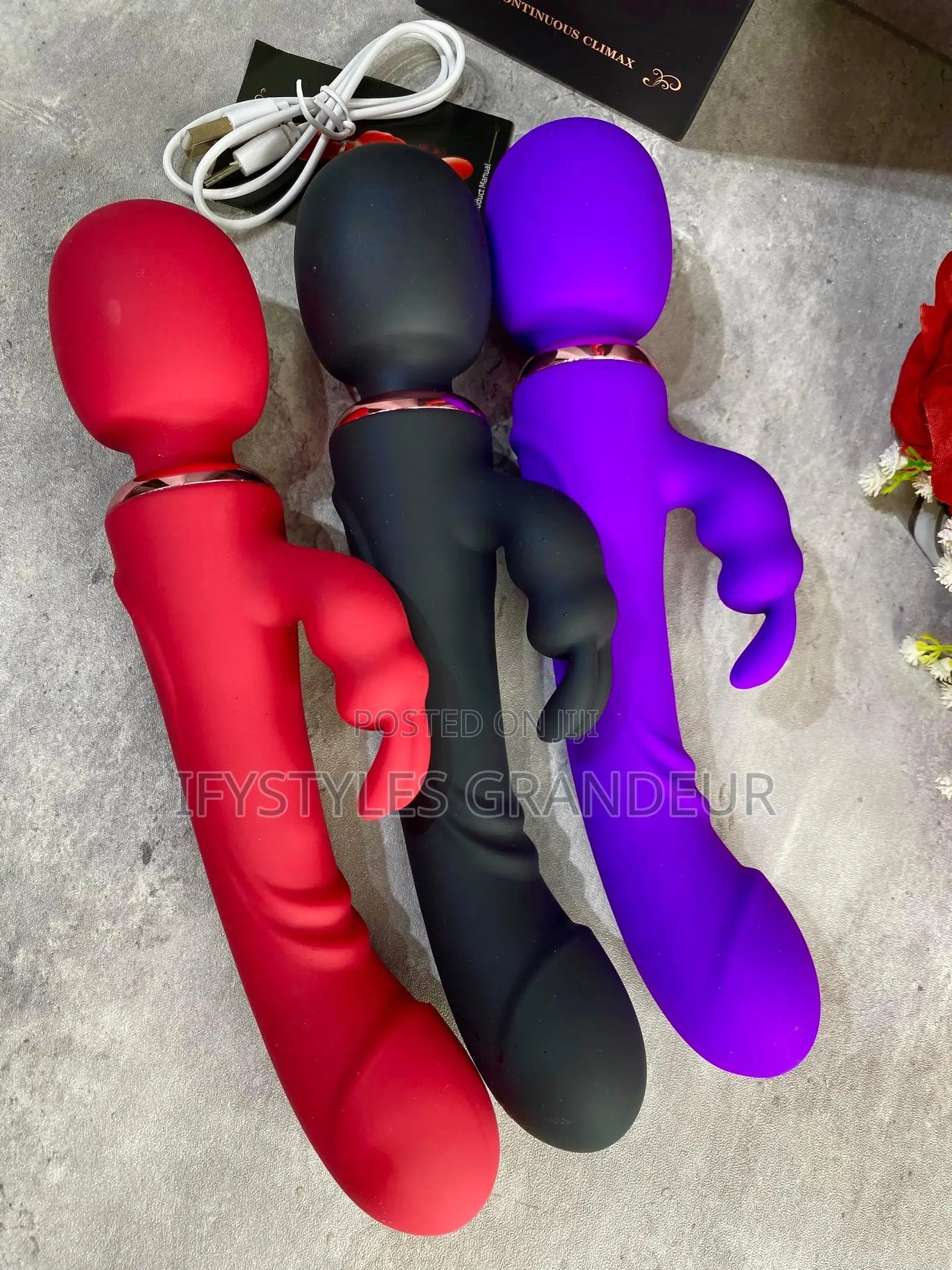 Vibrating Wand and Vibrating Rabbit Combo