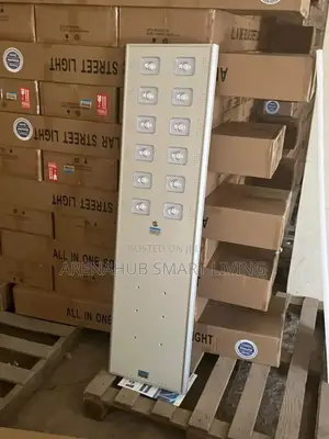 100watts Wakatek All In One Solar Street Lights