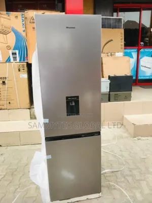 Brand New Hisense Double Door Fridge With Warranty Sign