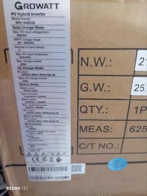 Growatt 10kw 48v Hibrid Inverter