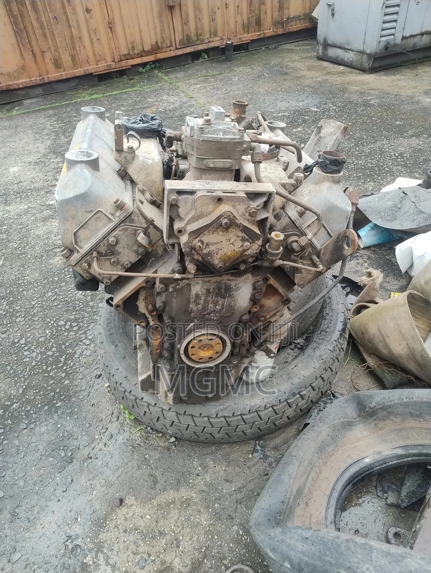 Cummins V504 Engine V8 Crane Engine