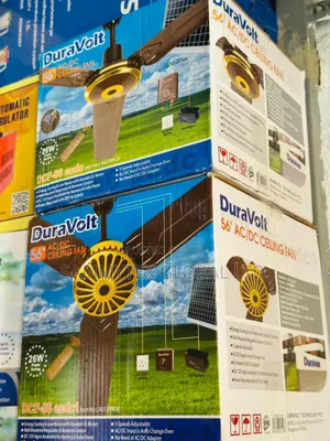 Brand New Duravolt 56" Solar Ceiling Fan With Warranty