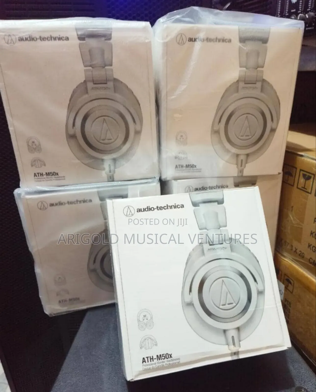 Professional Audio Technica Headphone M50x White 