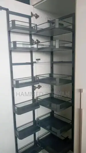 Stainless and Glass Pantry