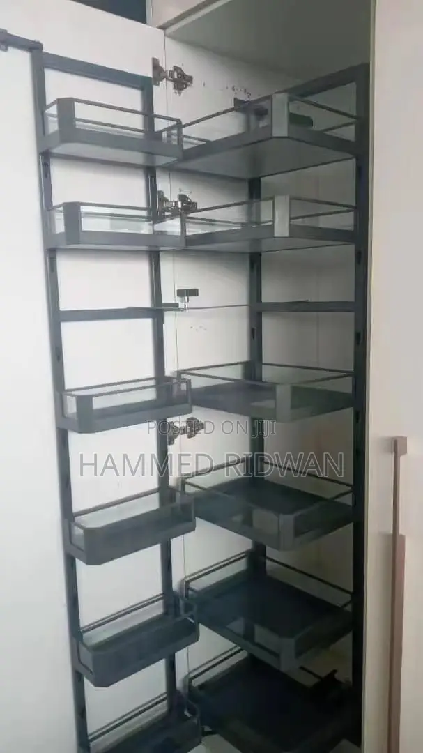 Stainless and Glass Pantry