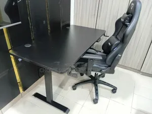 Electrical Adjustable Desk With Gaming Chair