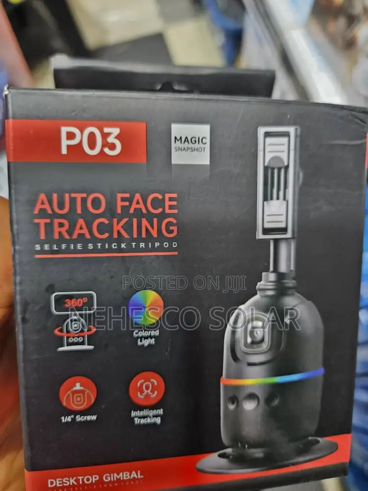 P03 Auto Face Tracking Selfie Stick