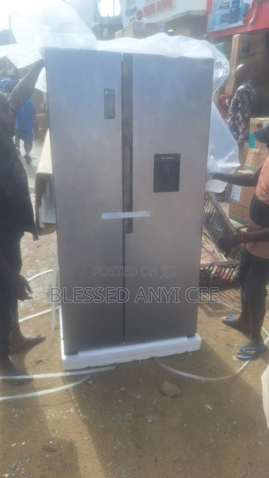 New Hisense (Ref 67ws) Side by Side Inverter Fridge Dispenser Water