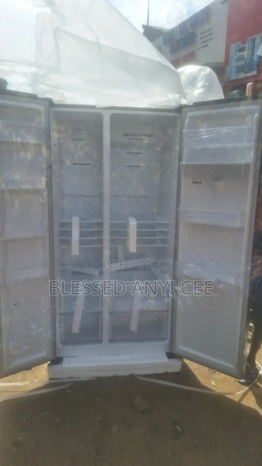 New Hisense (Ref 67ws) Side by Side Inverter Fridge Dispenser Water