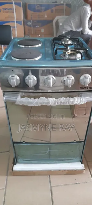 Skyrun Cooker 2 Electric Plate 2 Gas Cooker With Oven