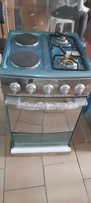 Skyrun Cooker 2 Electric Plate 2 Gas Cooker With Oven