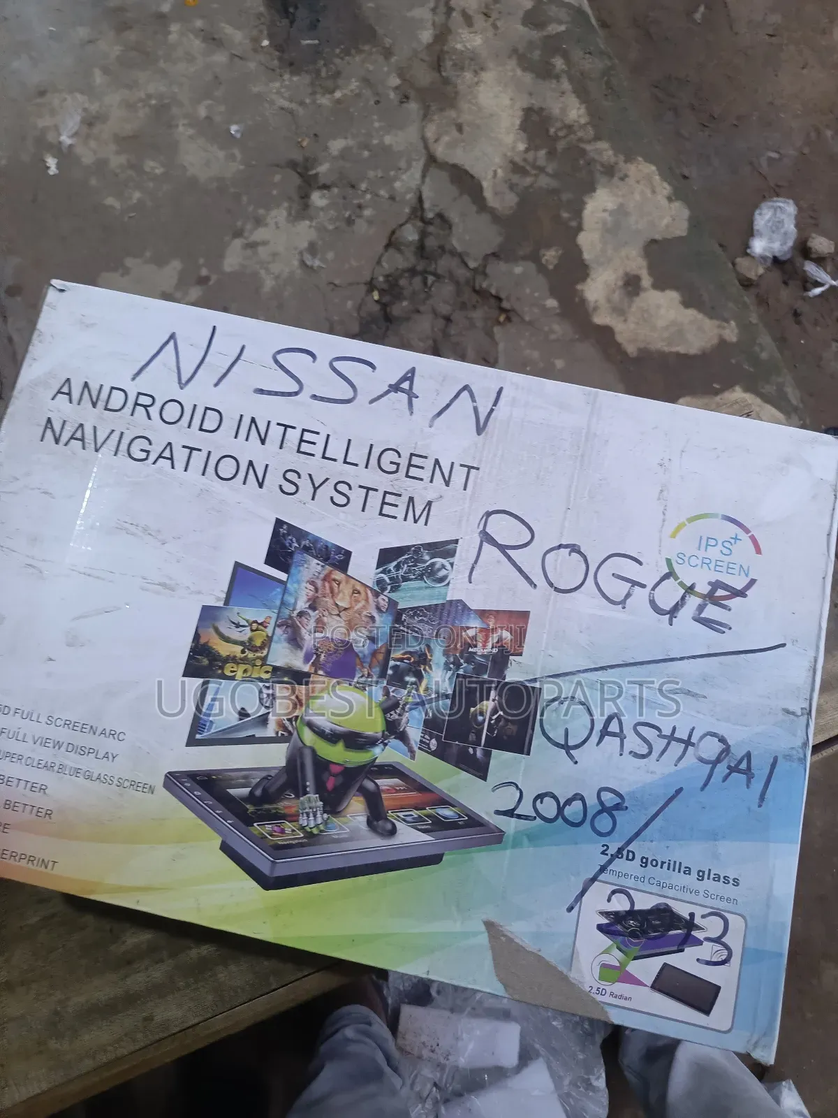 Nissan Rogue Android Screen (2008/13) With GPS Navigation System (Map)