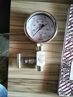 1/2" High Pressure Valve With Gauge 10pis