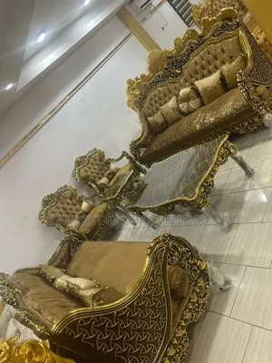 Brand New Egyptian Sofa With Sides Stool