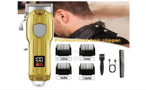 Rechargeable Clipper With LCD Display Powerful Precision Tool