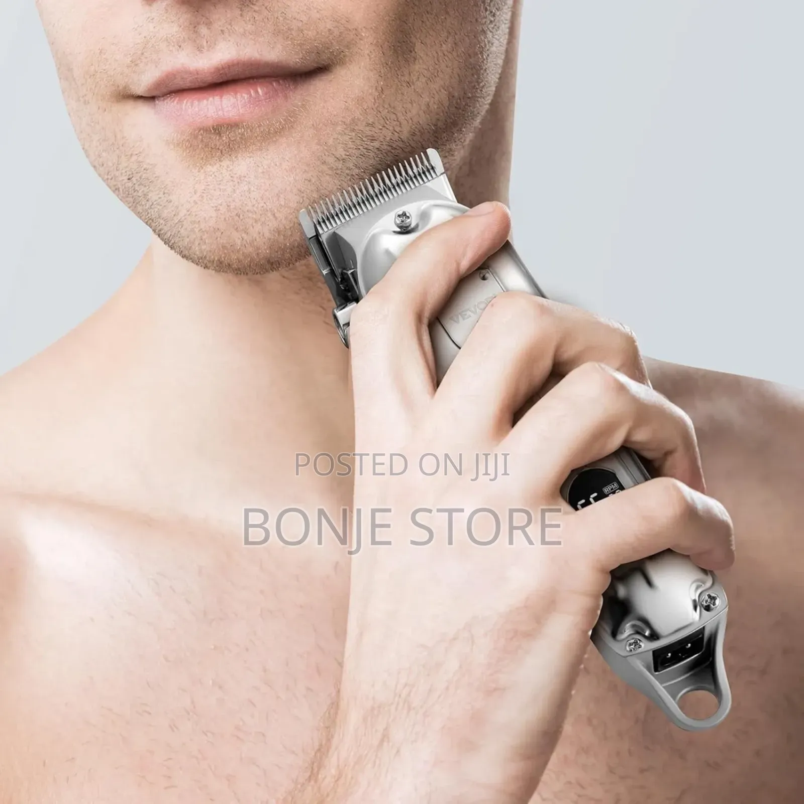 Rechargeable Clipper With LCD Display Powerful Precision Tool