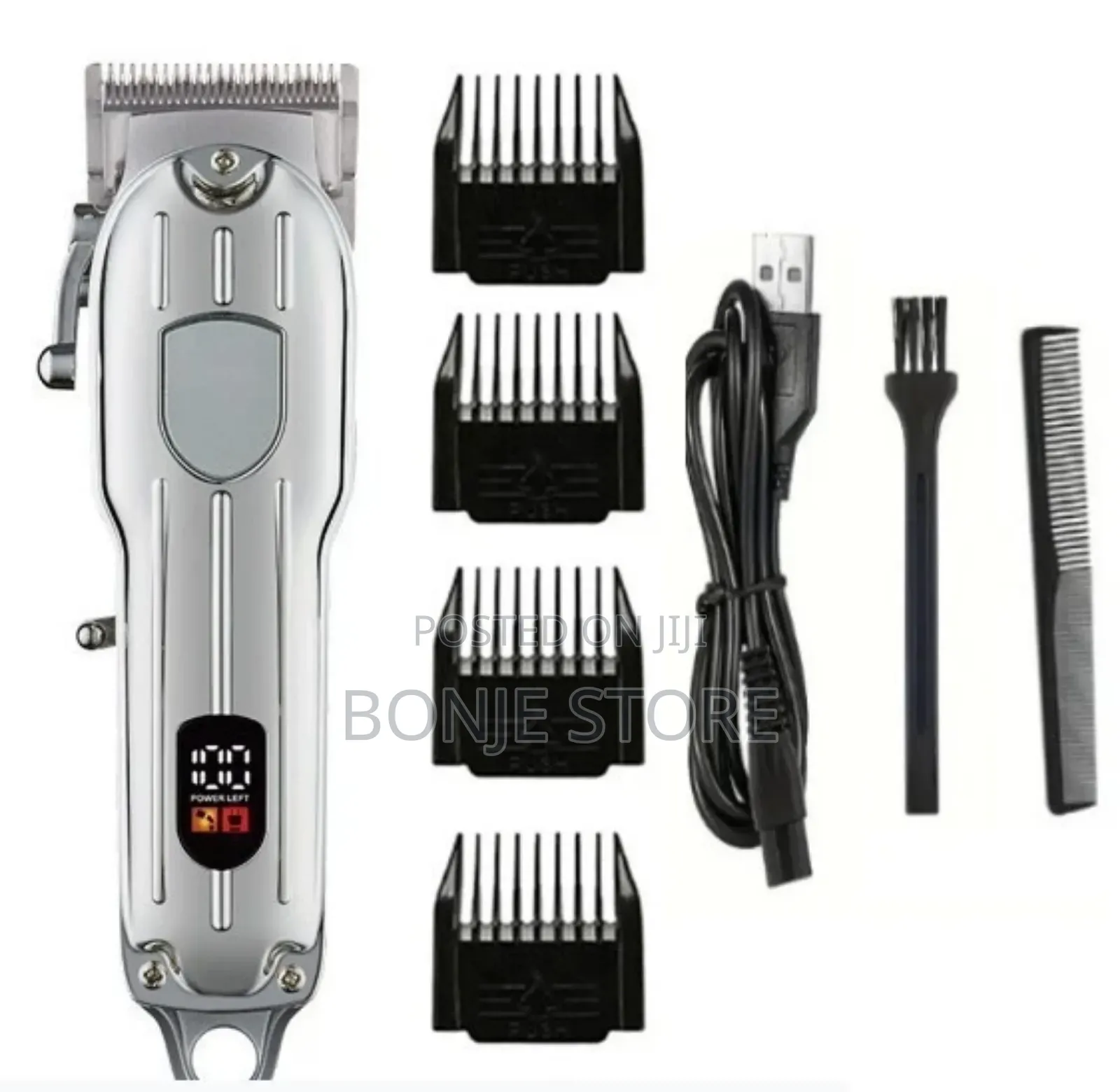Rechargeable Clipper With LCD Display Powerful Precision Tool